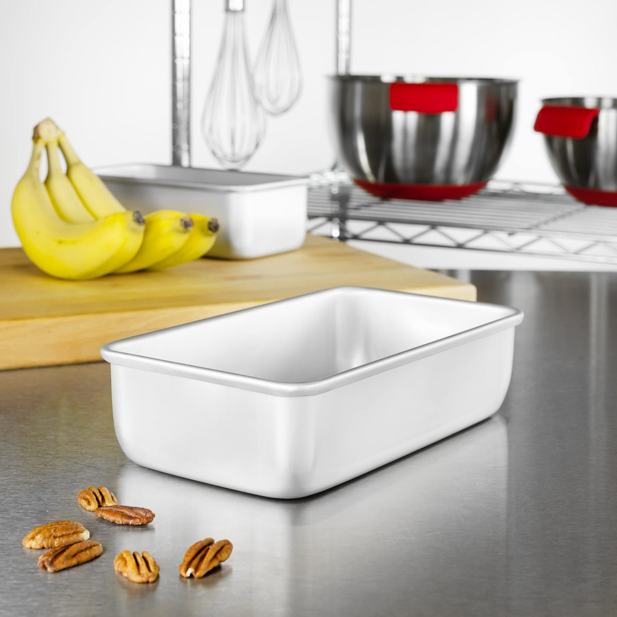 Fat Daddio's bread pan, citrus-safe and nonreactive for versatile baking