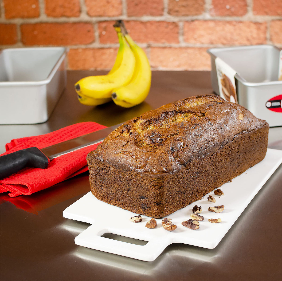 Fat Daddio's bread pan demonstrates even heat with no hot spots