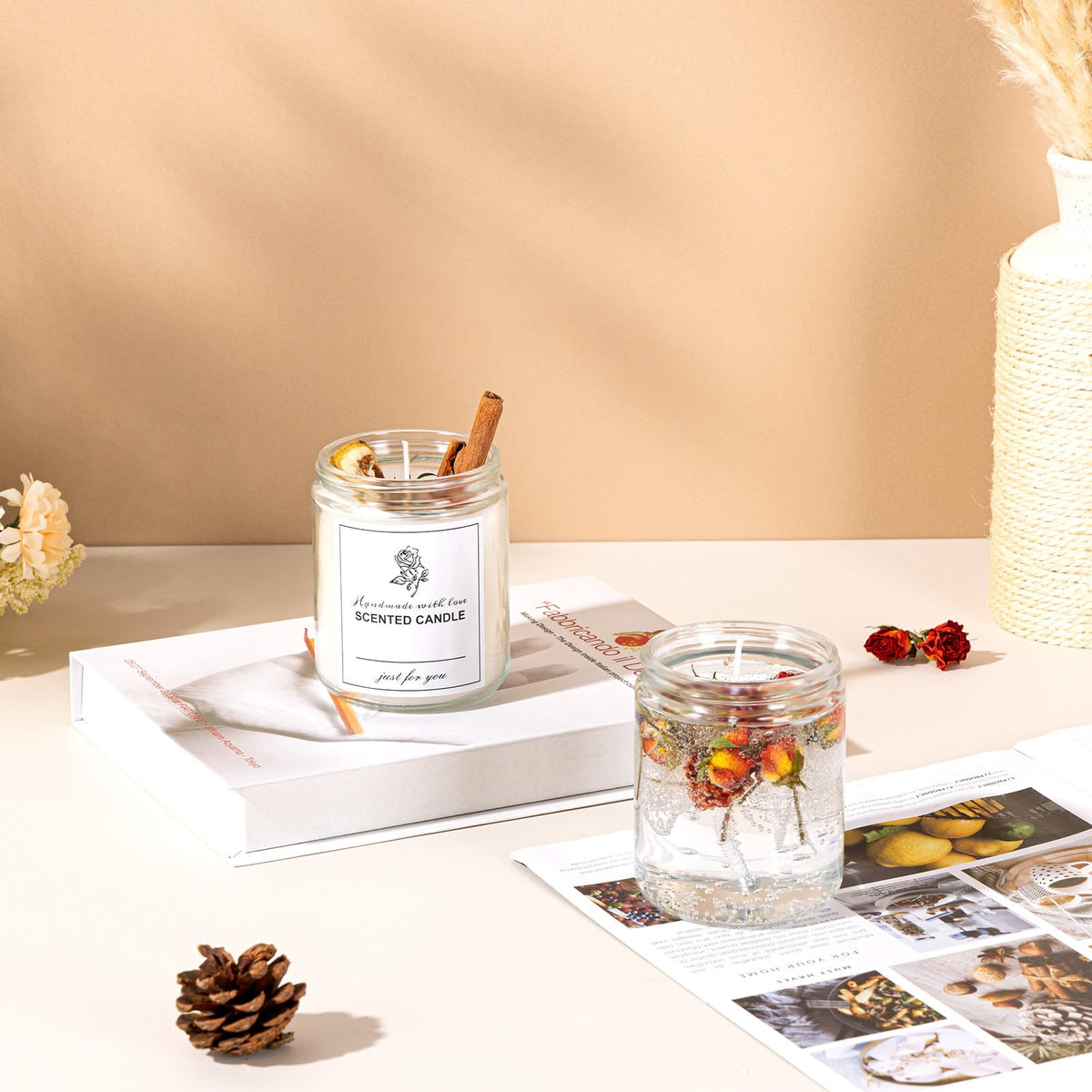FavorFlavor candle making kit wicks included for easy DIY candles.