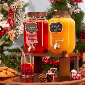 FavorFlavor clear glass highlights iced tea and sun tea options