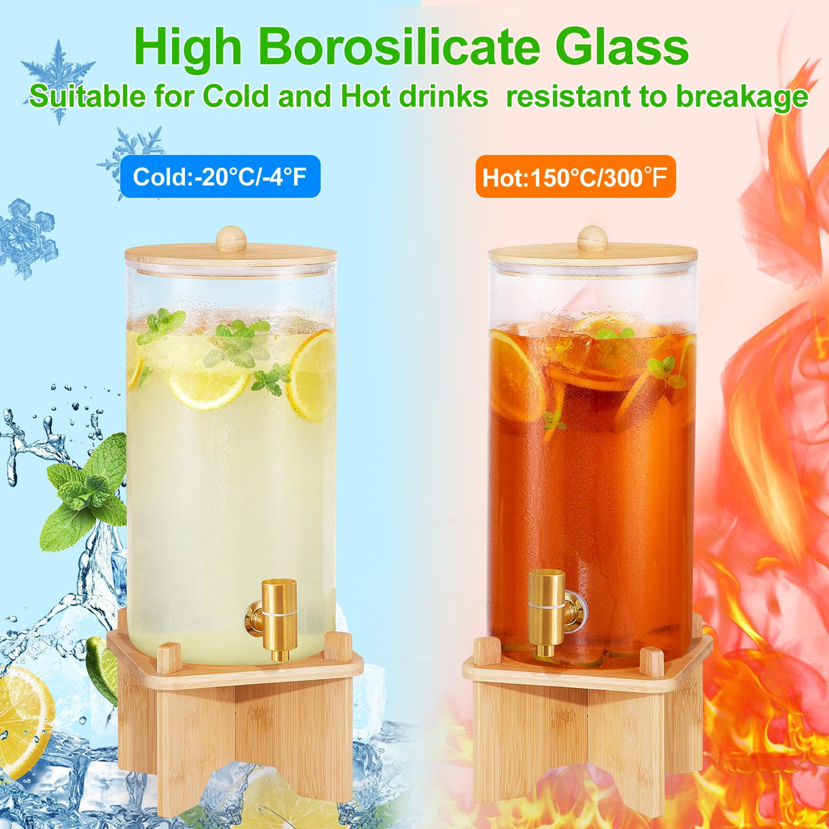 Juice-filled FavorFlavor dispenser highlighting vibrant color