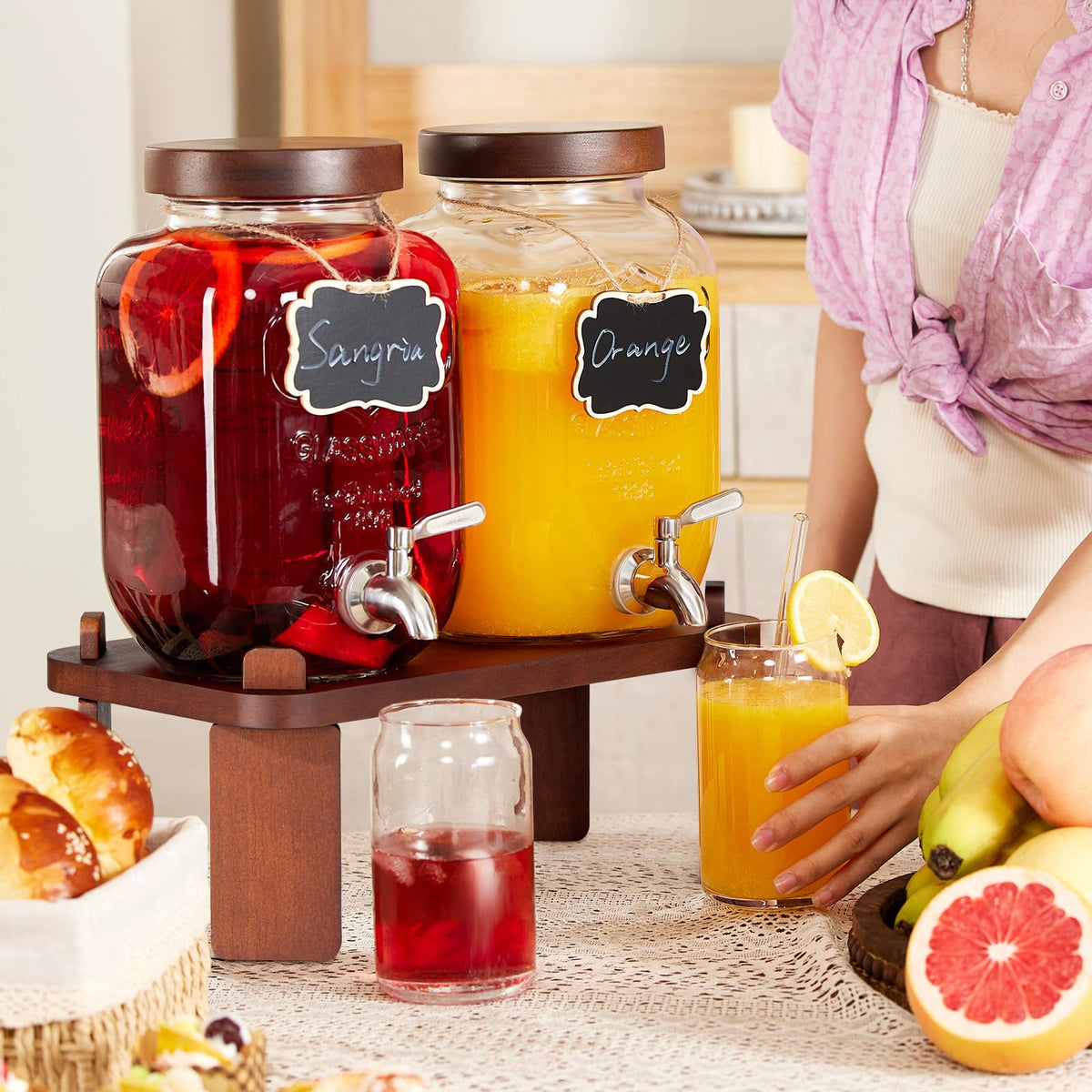 FavorFlavor punch dispenser showcases colorful drinks at parties