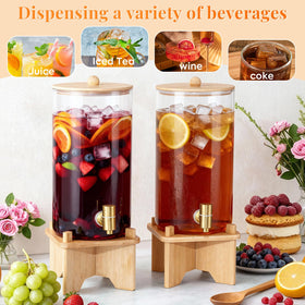 Two FavorFlavor dispensers shown side by side for larger gatherings