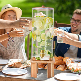 FavorFlavor versatile dispenser for juice, tea, punches, and cocktails