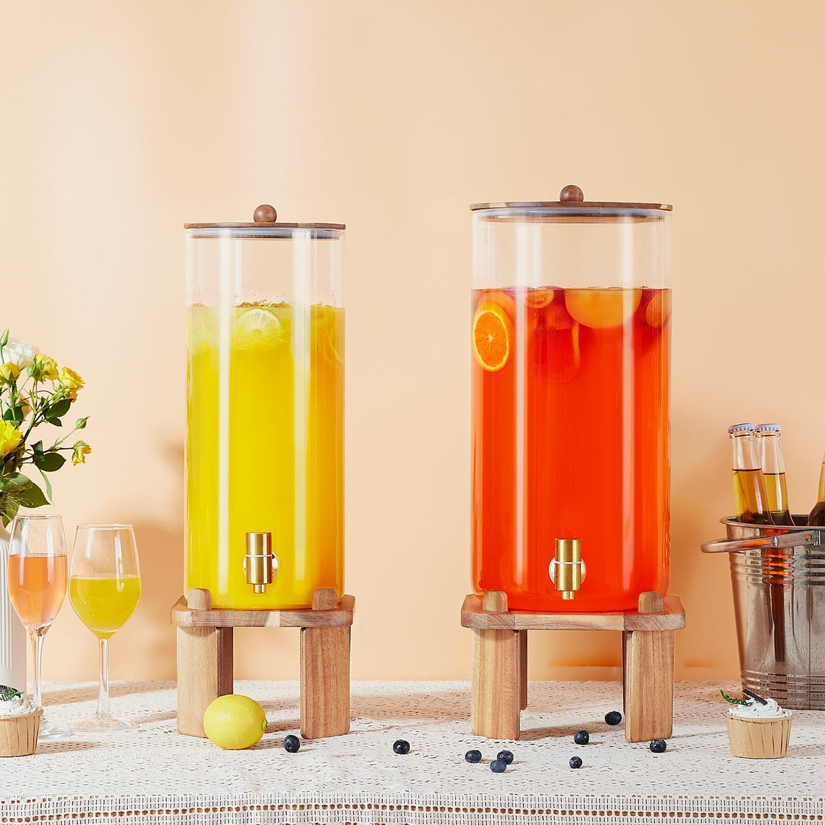 FavorFlavor versatile party station for gatherings and seasonal crafts