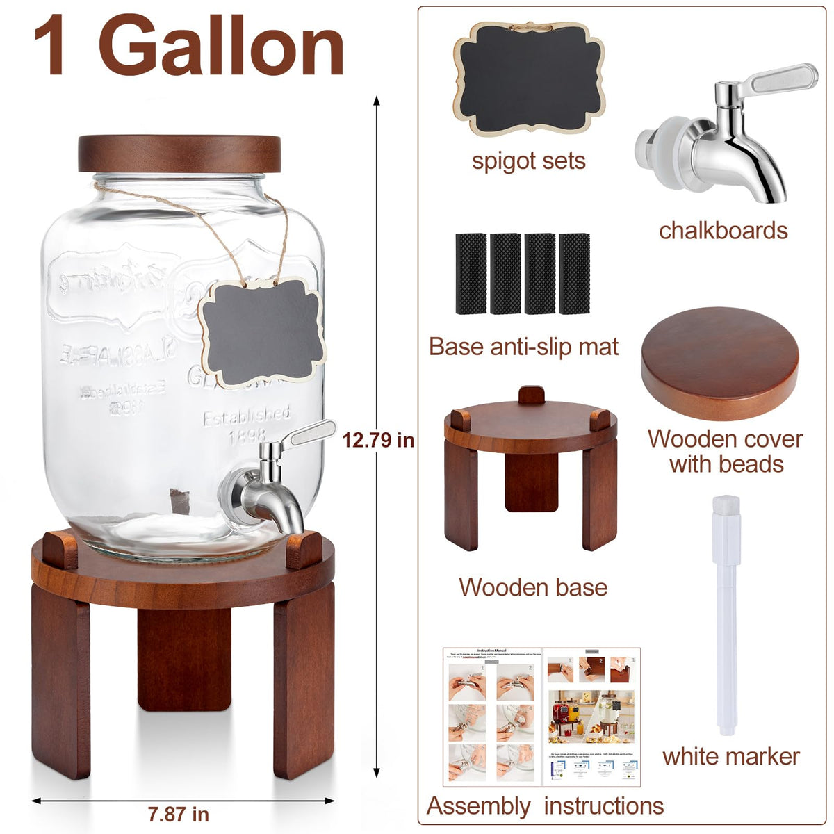 FavorFlavor wooden lid and base highlight natural aesthetic for stylish serving