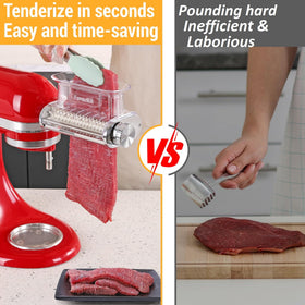 FavorKit KitchenAid compatibility gauge shows universal fit for 4qt to 7qt models.
