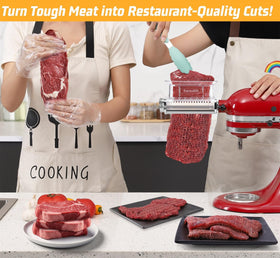 FavorKit transparent lid lets you monitor tenderizing progress during prep.