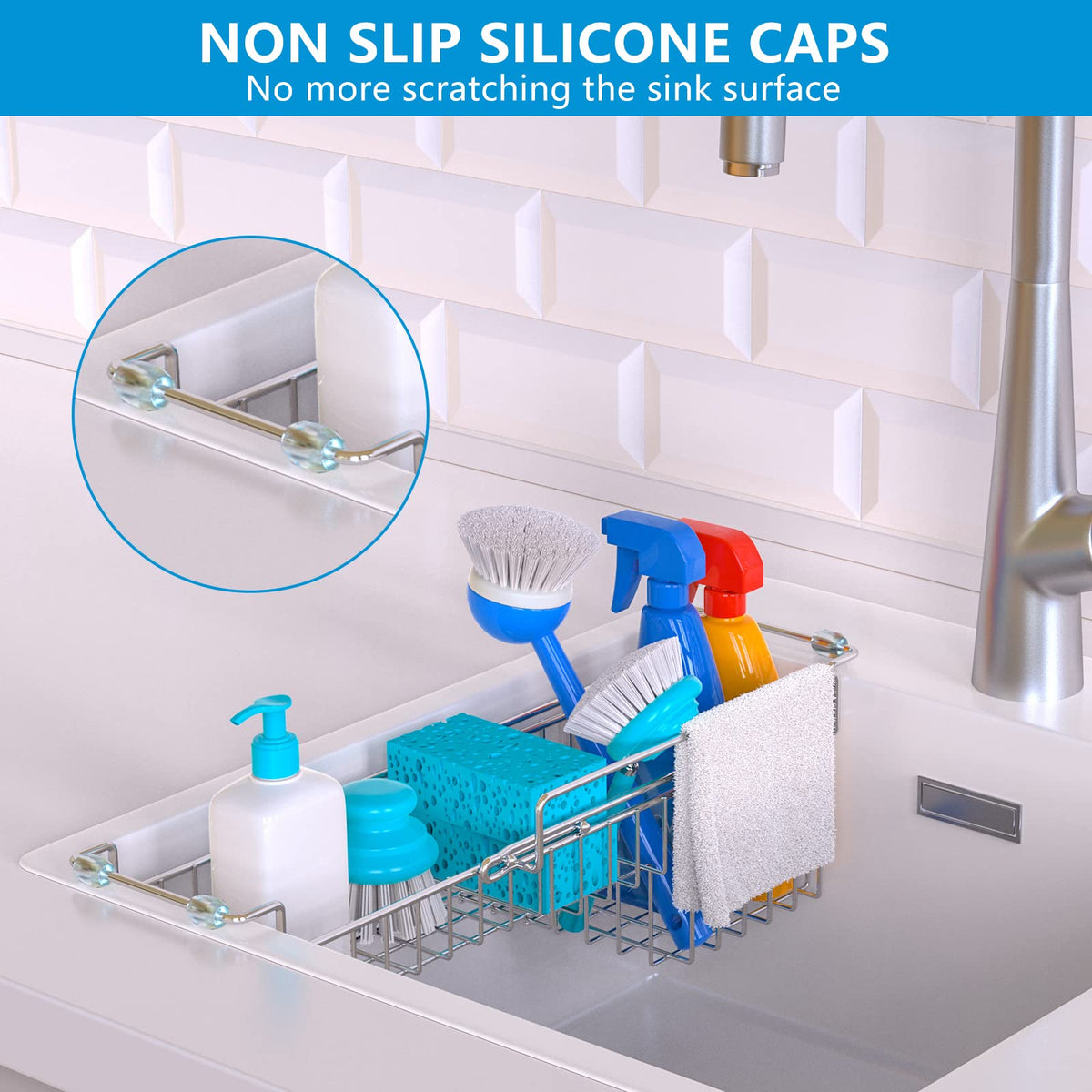 Measure first: FavoThings sink caddy fits sinks 11 to 15 inches