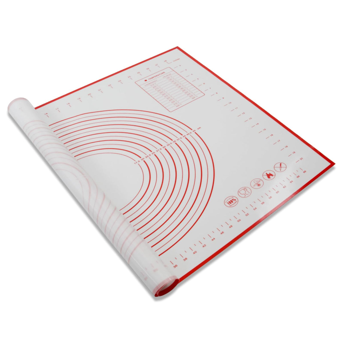 FavXD Dough Mat multi-use baking mat suitable as pastry, pizza, or bread mat.