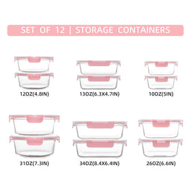 FAWLES borosilicate glass construction shown for durable, heat-safe storage.