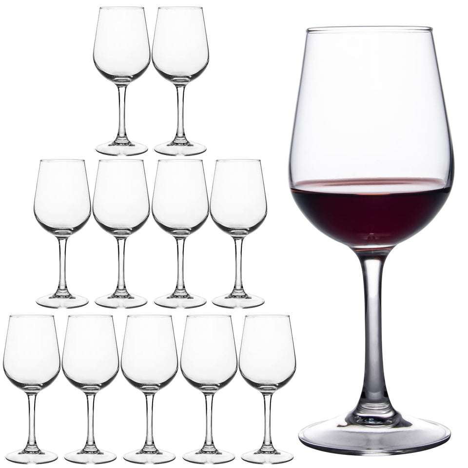 FAWLES fully tempered wine glass, 12 oz, ideal for everyday use and durability.