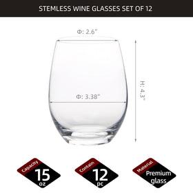FAWLES stemless wine glasses closeup bowl highlights aroma release for richer tasting experiences