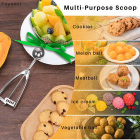 Fayomir dishwasher-safe scoop cleans quickly after use.