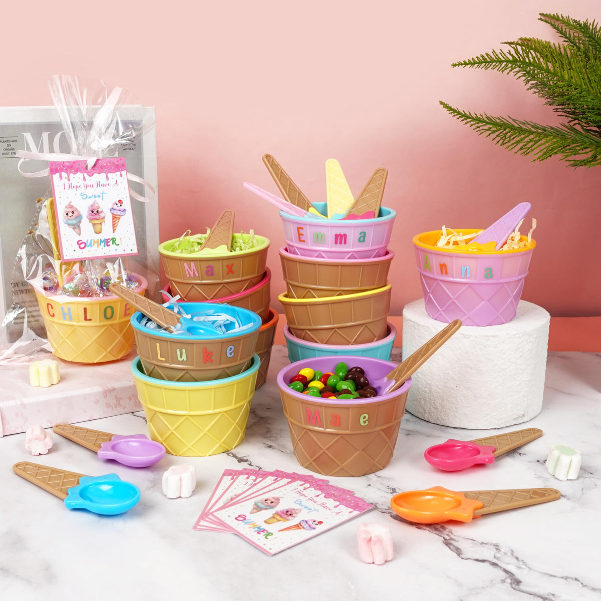 Fayoo decorative ribbon rolls add colorful finishing touches to gifts.