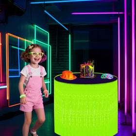 Fayoo Glow table-skirt 6-pack display highlights the full kit.