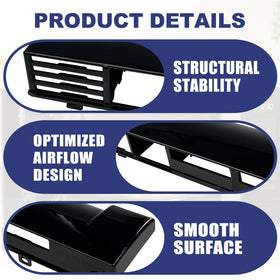 FBULWSEC MDX61912701 vent grille installed on LG microwave supports safe operation.