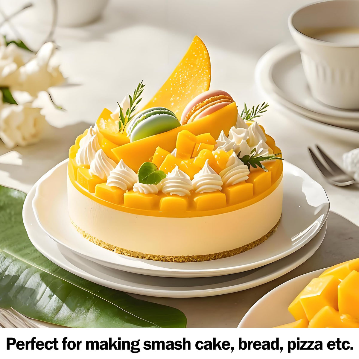 Fcgbdbz pans withstand up to 500°F for versatile baking.
