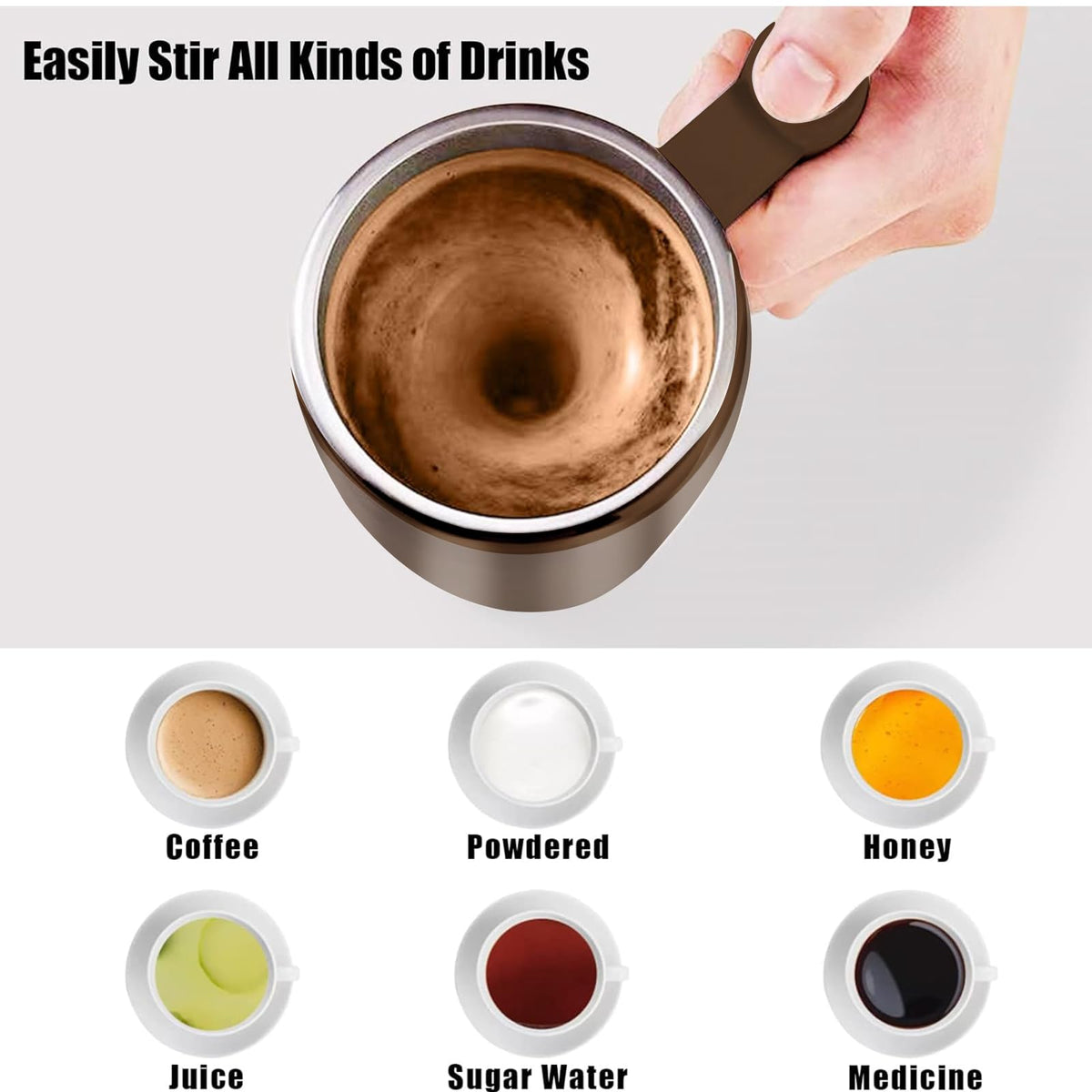 Double-layer body design keeps hands cool when pouring hot drinks