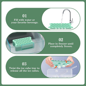 FDDAI ice scoop and bin included for easy serving.