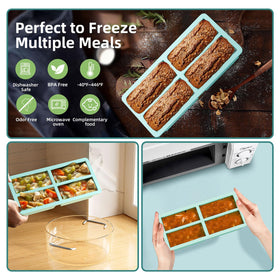 FDDAI 1-cup trays ideal for freezing soups, sauces, leftovers