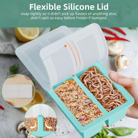 FDDAI stackable design maximizes space and keeps the freezer organized
