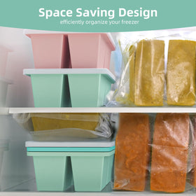FDDAI silicone freezer tray is dishwasher and oven safe for easy cleanup