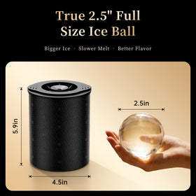 FDDAI silicone ice ball maker offers easy release for quick, clean ice spheres