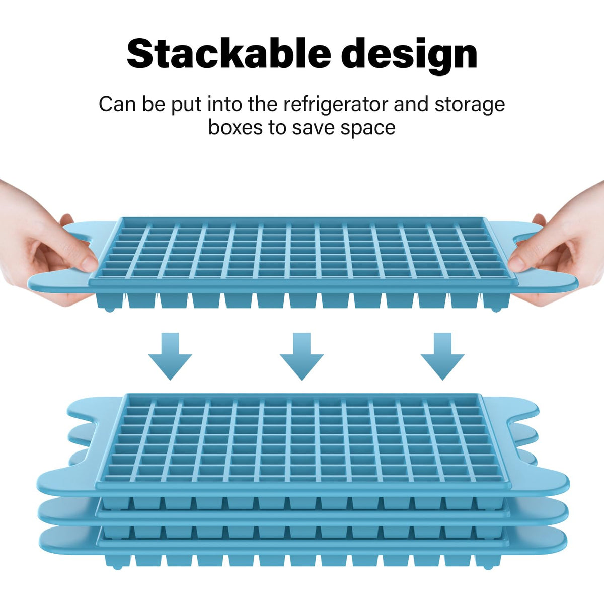 FDDBI easy-release ice tray showing quick release feature
