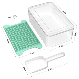 FDDBI ice tray with scoop supports quick ice handling during gatherings.