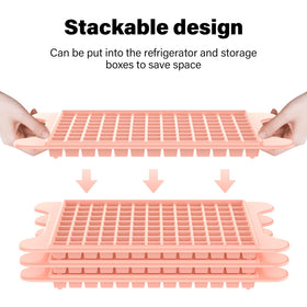 FDDBI nugget ice tray showing 117 tiny cubes for beverages