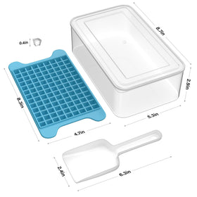 FDDBI nugget ice tray with 117 cubes for beverages and cocktails
