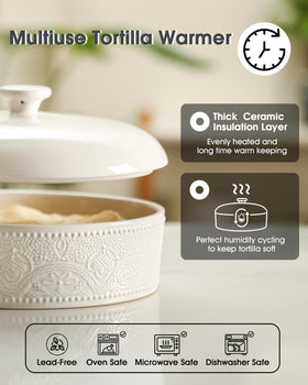 FE Fun Elements porcelain warmer as a multiuse heat keeper for naan and wraps