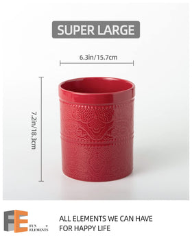 FE FUN ELEMENTS versatile holder doubles as ice bucket or vase.
