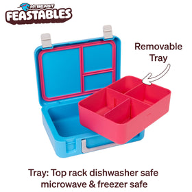 Feastables lunchbox freezer-safe design for pre-cooling and cold meals