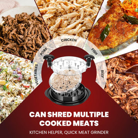 Feastmate chicken shredder heat resistant up to 356 degrees Fahrenheit