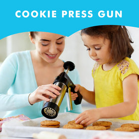 FEAYEA family-friendly cookie press kit for DIY baking with kids.