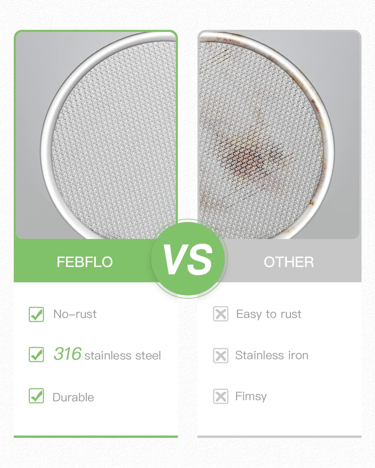 Febflo wide-mouth jar setup with sprouts using a mesh lid for even germination.