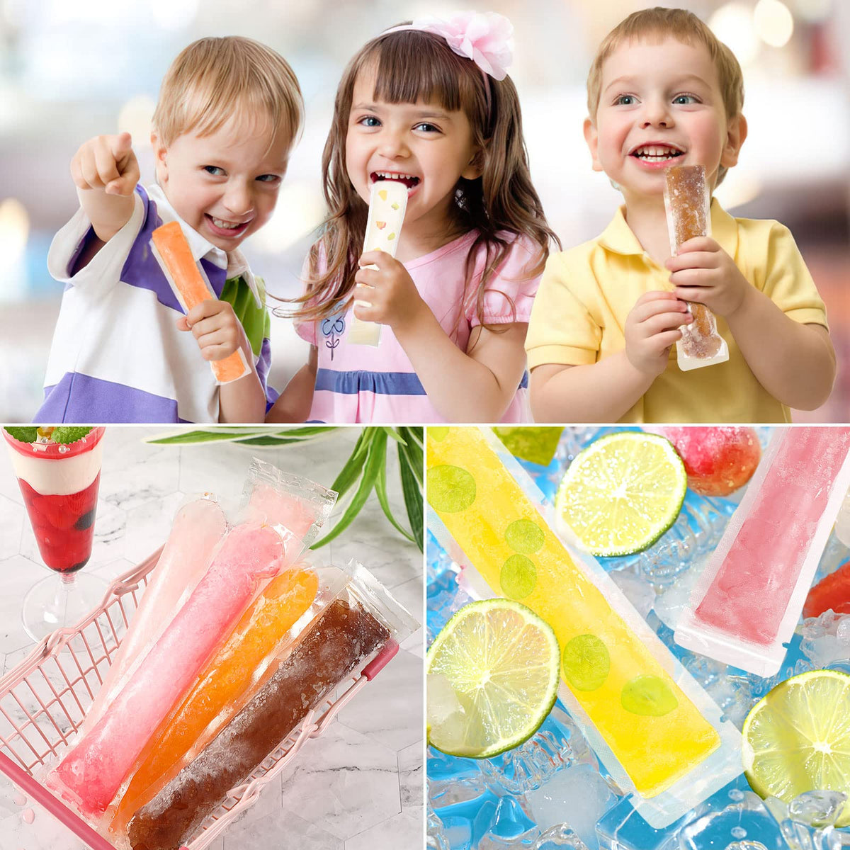 FEBSNOW popsicle bags used for camping snacks and treats