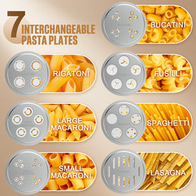 Fedowal cleaning brush simplifies quick cleanup after pasta making.