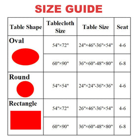 FeelingWarm dining table setup with oval clear cover in use