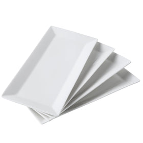 Feenmai 12-inch serving platters displayed with appetizers on a dining table