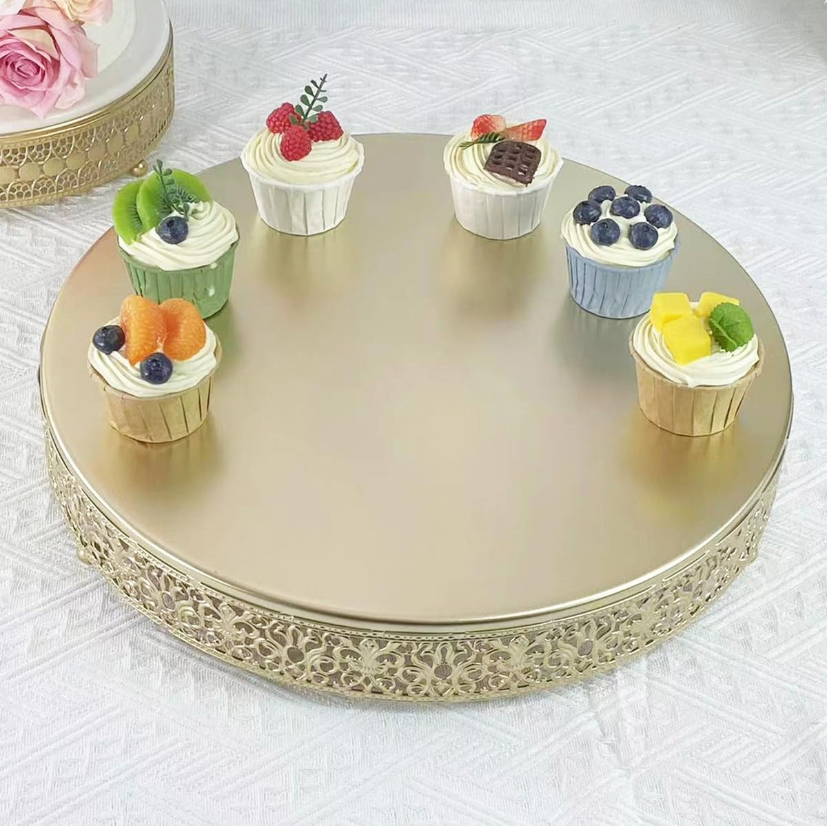FEICTPOX easy-clean cake stand for quick post-event cleanup.