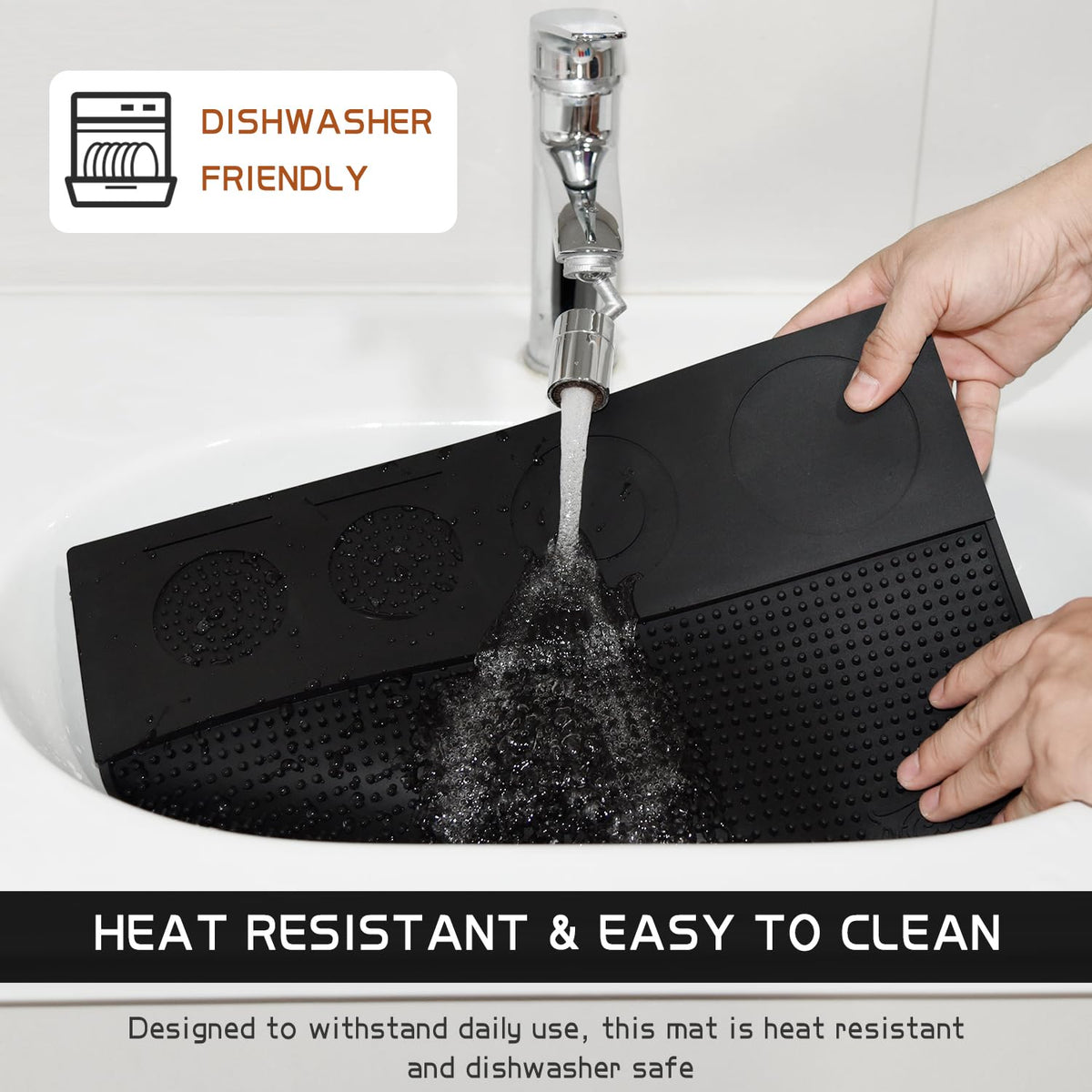FEILAIR anti-static silicone mat minimizes dust buildup.