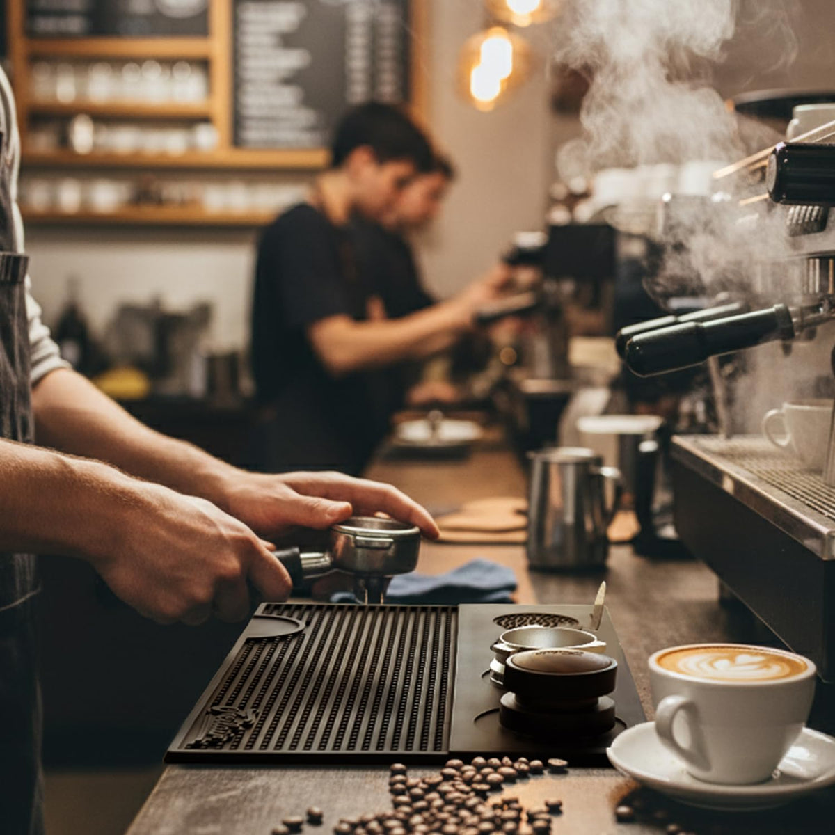 FEILAIR multi-function espresso organizer completes your coffee station.