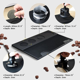 FEILAIR waterproof, dishwasher-safe mat for easy cleanup.