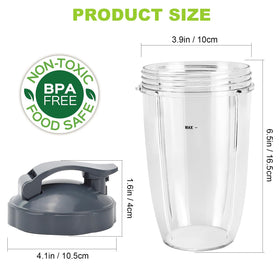 Feilifan 24 oz cup lid with flip-top for mess-free transport.