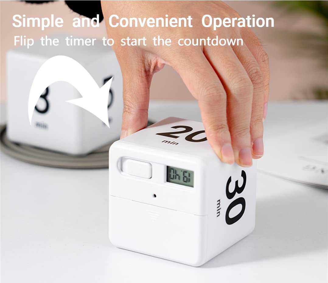 Feilifan Cube Timer display shows time remaining at a glance.