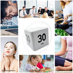 Feilifan Cube Timer presets for 15, 20, 30, 60 minutes.