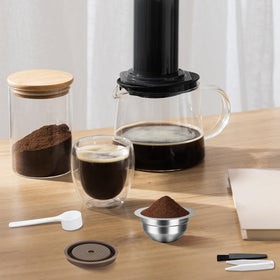 Feilifan included scoop helps measure grounds for precise brewing.